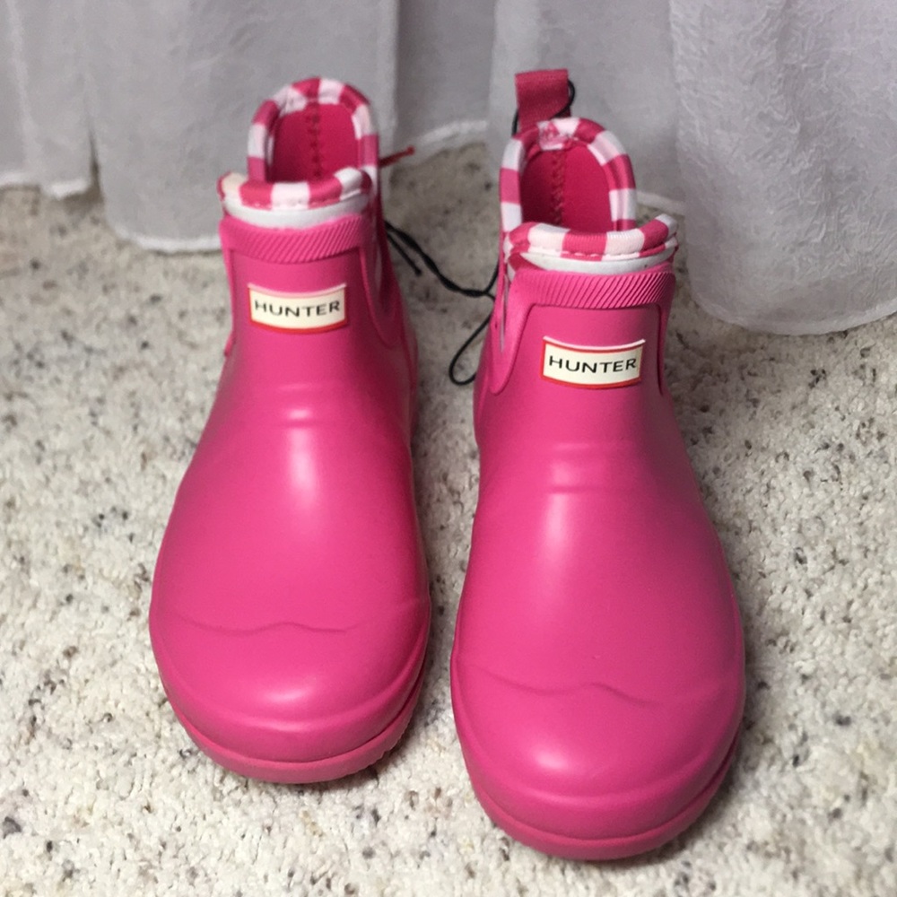 NWT Hunter girls rain boots size 13